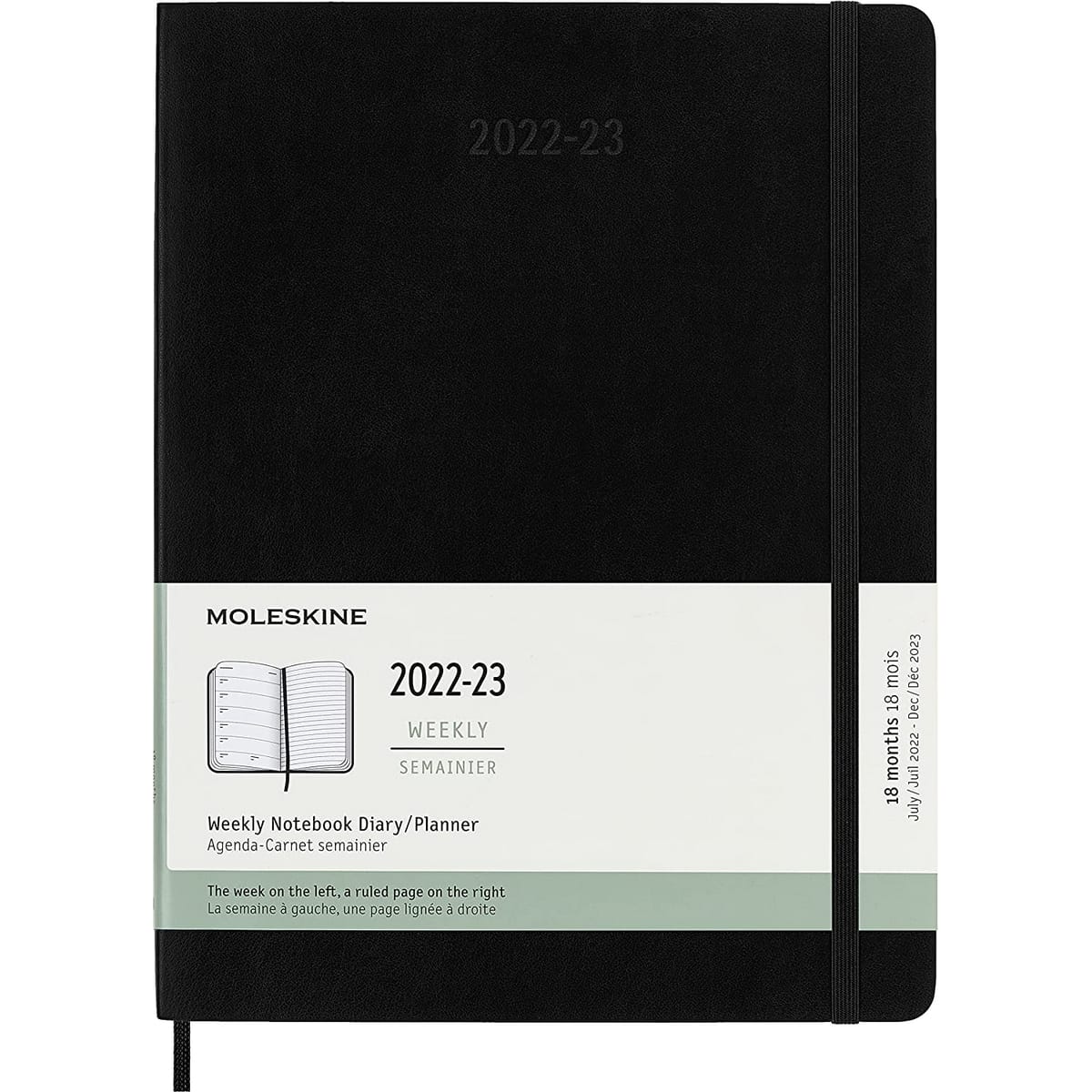 Agenda MOLESKINE 20222023 18 Meses 851113 MOLESKINE Sin Licencia/Personaje Material de