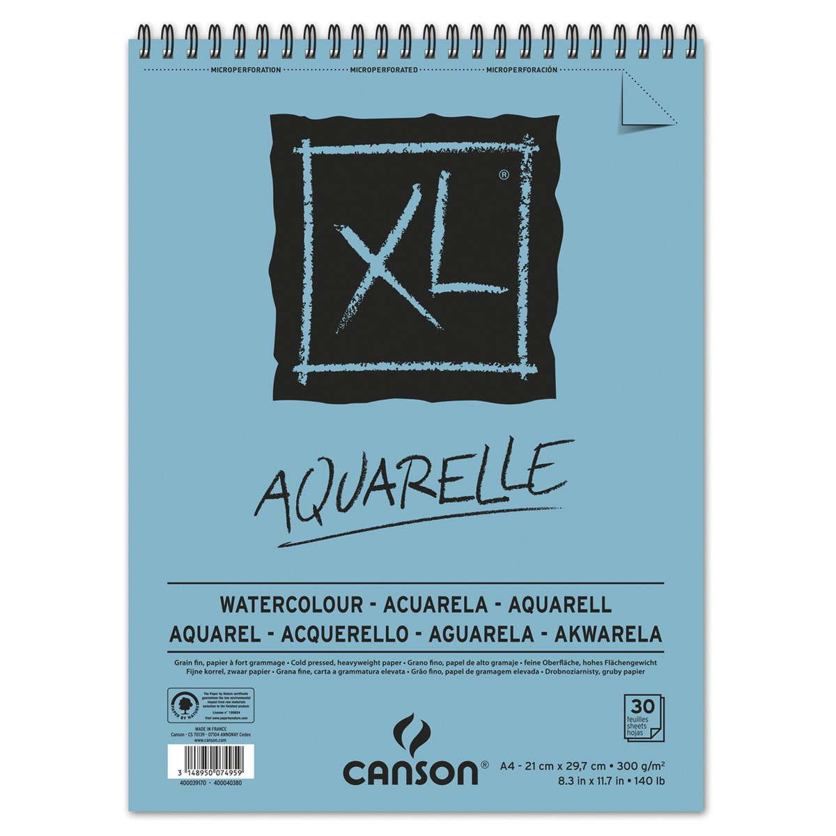 Cuaderno CANSON XL Acuarela 400039170 CANSON Material Escolar