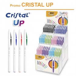 Bolígrafos BIC Cristal Up, Expositor x180
