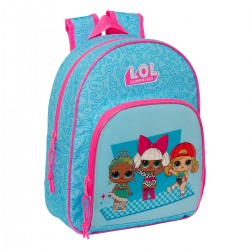 Mochila Escolar LOL SURPRISE! Divas, Infantil 34 cm. Adaptable