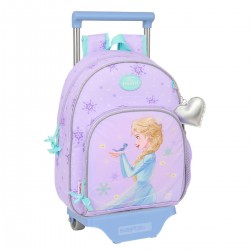 Mochila Escolar FROZEN Spirit, Infantil 34 cm. Con Carro