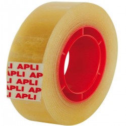 Cinta Adhesiva APLI 19 mm. x 33 m. Transparente