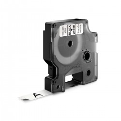 Cinta Rotular DYMO D1 Standard Negro, 12 mm. x 7 m.