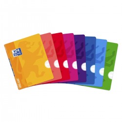 Cuadernos Libretas OXFORD Openflex, Din-A5+ 48H Tapa Plástico, Pack x10 Surtidos