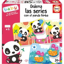 Juego Educativo EDUCA Baby, Ordena Las Series Con El Panda Bimba