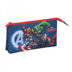 Portatodo Escolar AVENGERS, Triple Acordeón