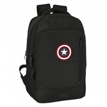 Mochila Portaordenador CAPITÁN AMÉRICA Teen, 44 cm. Portátil 15,6 Adaptable