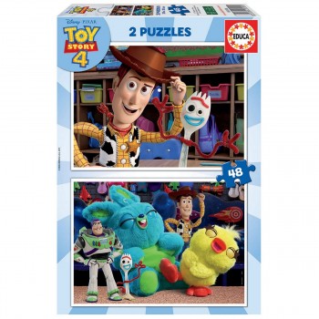 Puzzle EDUCA 2 x 48 Piezas, Toy Story